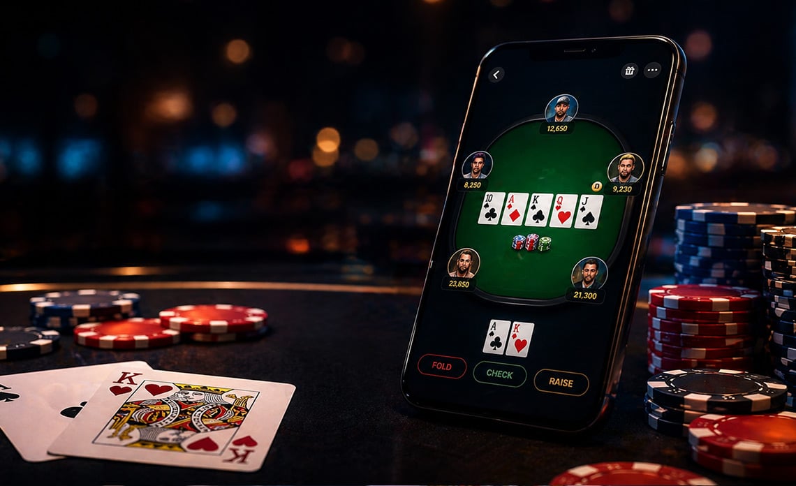 אפליקציה פוקר אונליין